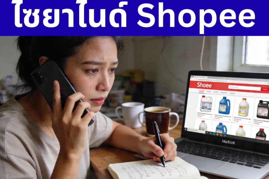 การระงับ ไซยาไนด์ shopee ทันที