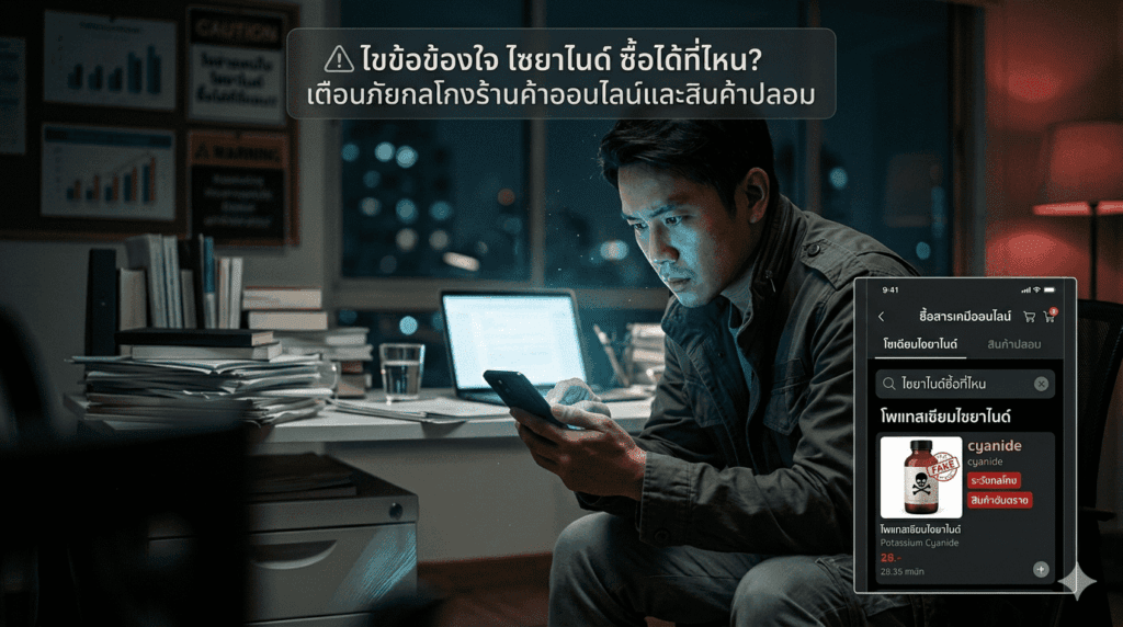 ซยาไนด์ซื้อได้ที่ไหน สำหรับโรงงานที่มีใบอนุญาต