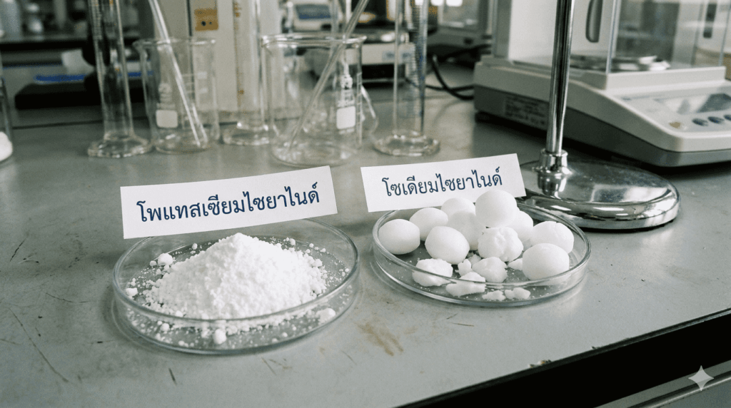 บรรจุภัณฑ์โพแทสเซียมไซยาไนด์มาตรฐาน