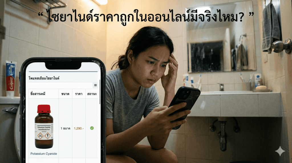 เช็กไซยาไนด์ราคาส่งสำหรับอุตสาหกรรม B2B