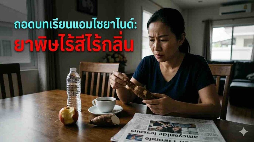 สรุปบทเรียนแอมไซยาไนด์เกี่ยวกับสารพิษอันตรายในชีวิตประจำวัน