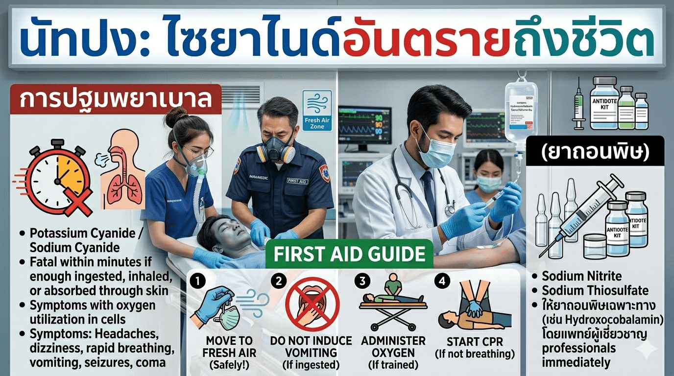 ห้องแล็บนิติวิทยาศาสตร์ตรวจวิเคราะห์สารพิษนัทปง