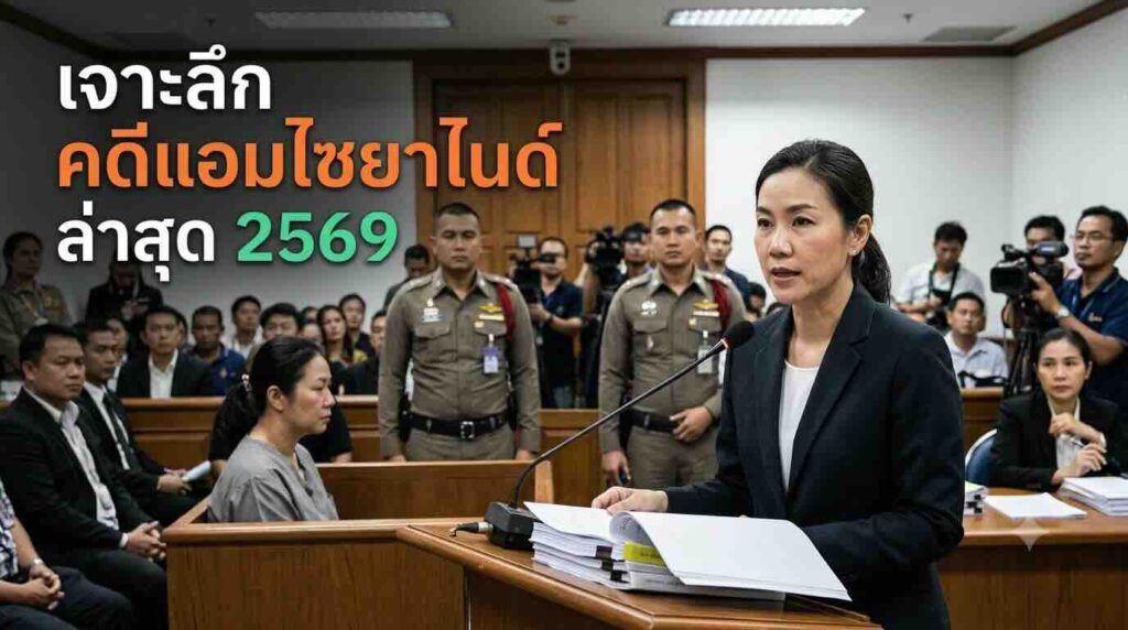 สรุปไทม์ไลน์และคำพิพากษาคดีแอมไซยาไนด์ ล่าสุด ปี 2569