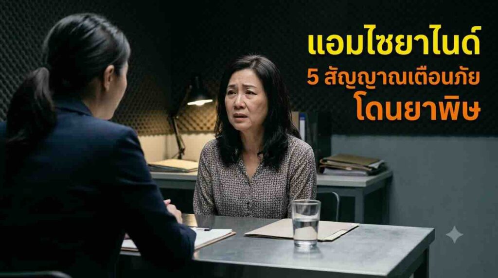 อินโฟกราฟิก 5 สัญญาณเตือนภัยเมื่อโดนยาพิษไซยาไนด์