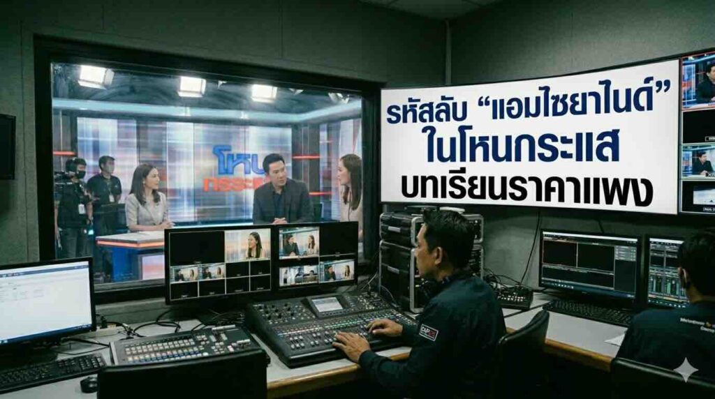 ภาพสรุปประเด็นแอมไซยาไนด์ในรายการโหนกระแส