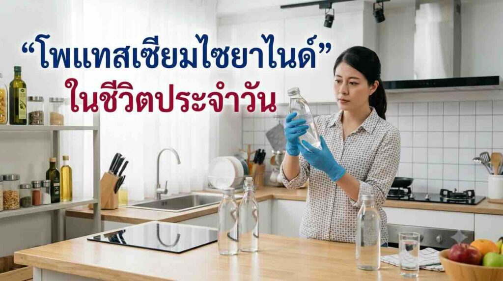 โพแทสเซียมไซยาไนด์ สารเคมีอันตรายและข้อควรระวังในชีวิตประจำวัน