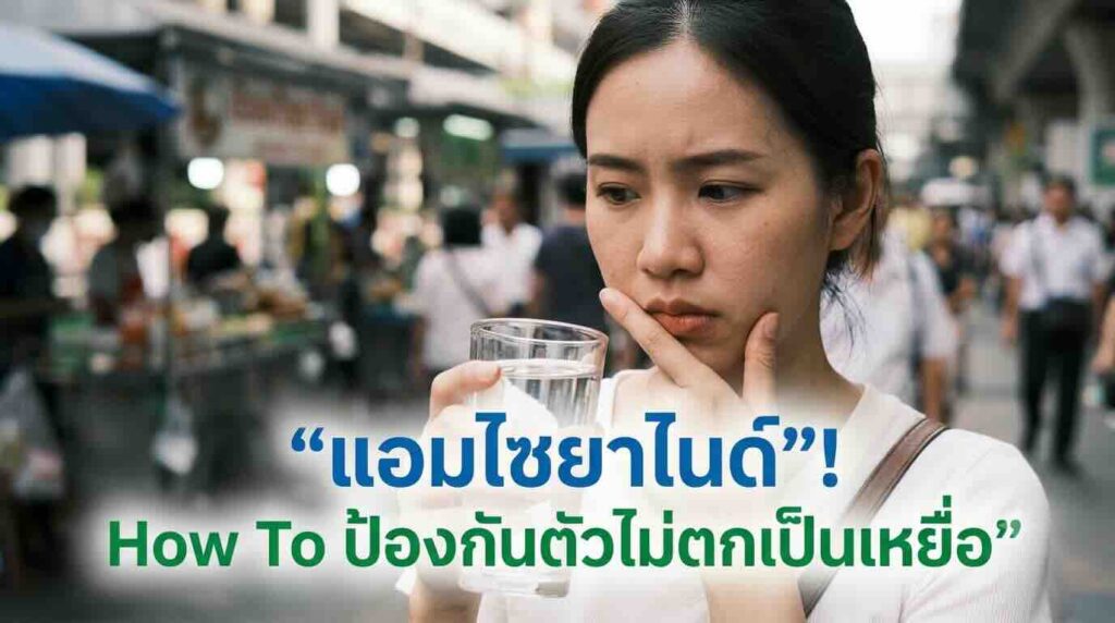 วิธีสังเกตพฤติกรรมลอบวางยาพิษไซยาไนด์และวิธีป้องกันภัย