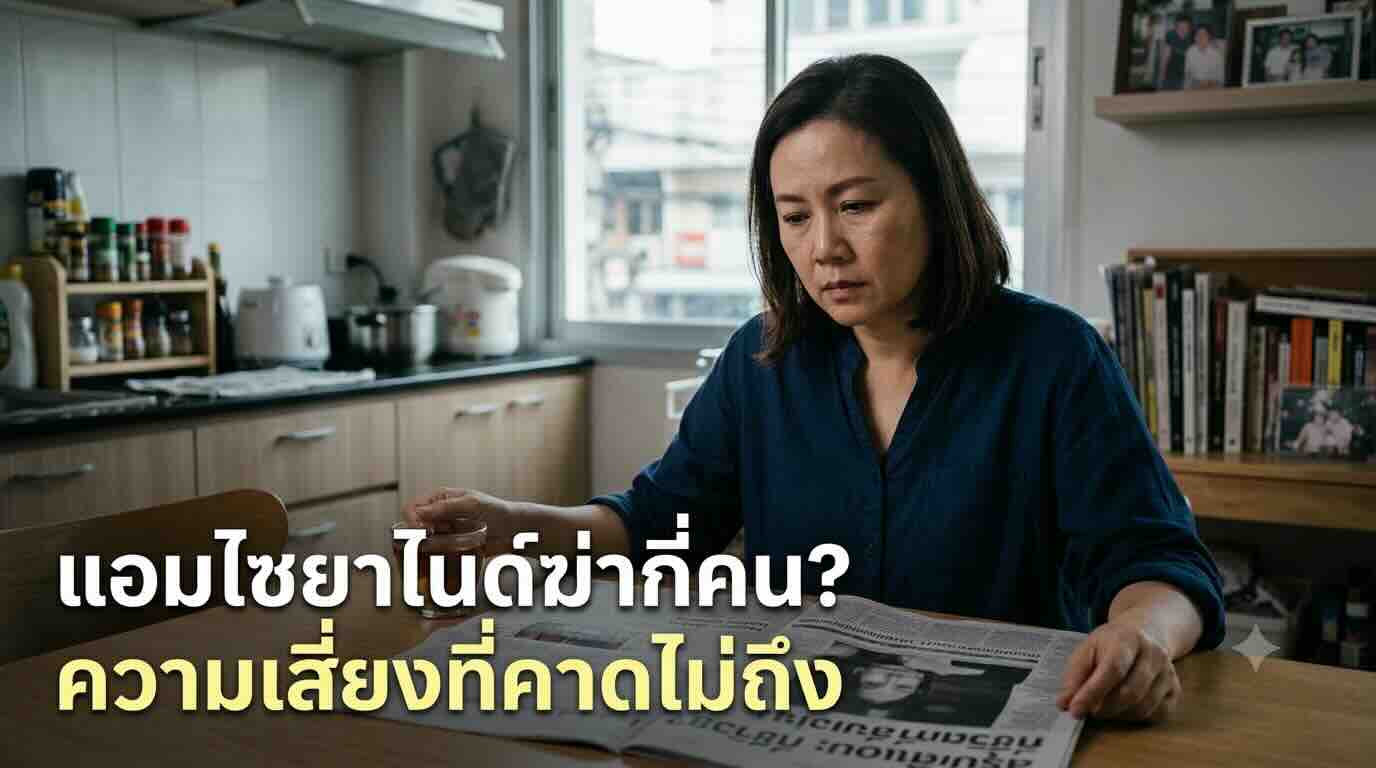 บทเรียนความปลอดภัยและวิธีป้องกันตัวจากคดีแอมไซยาไนด์ฆ่ากี่คน