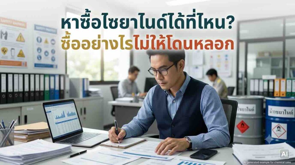 หาซื้อไซยาไนด์ได้ที่ไหน-คู่มือจัดซื้อสารไซยาไนด์เกรดโรงงาน