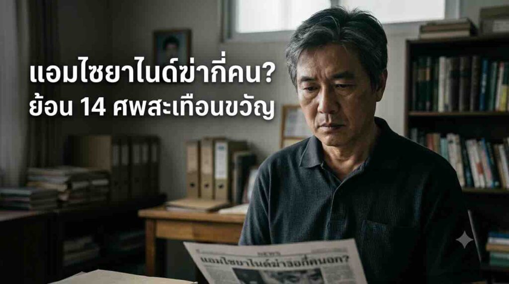สรุปจำนวนผู้เสียชีวิตคดีแอมไซยาไนด์ฆ่ากี่คน อัปเดตล่าสุด 14 ศพ