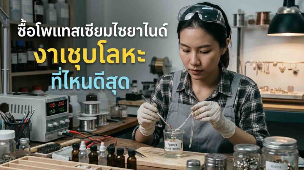 ซื้อโพแทสเซียมไซยาไนด์ที่ไหนดีสุดสำหรับงานชุบโลหะ