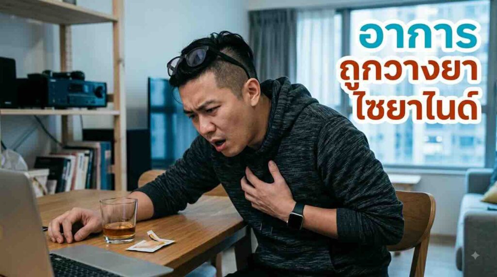 อาการหลังถูกวางยาพิษไซยาไนด์ สังเกตสัญญาณเตือนเฉียบพลันและการรับมือเบื้องต้น